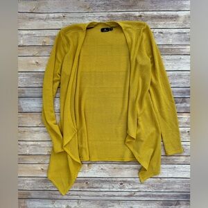 Volcom - Mustard Open Front Cardigan.